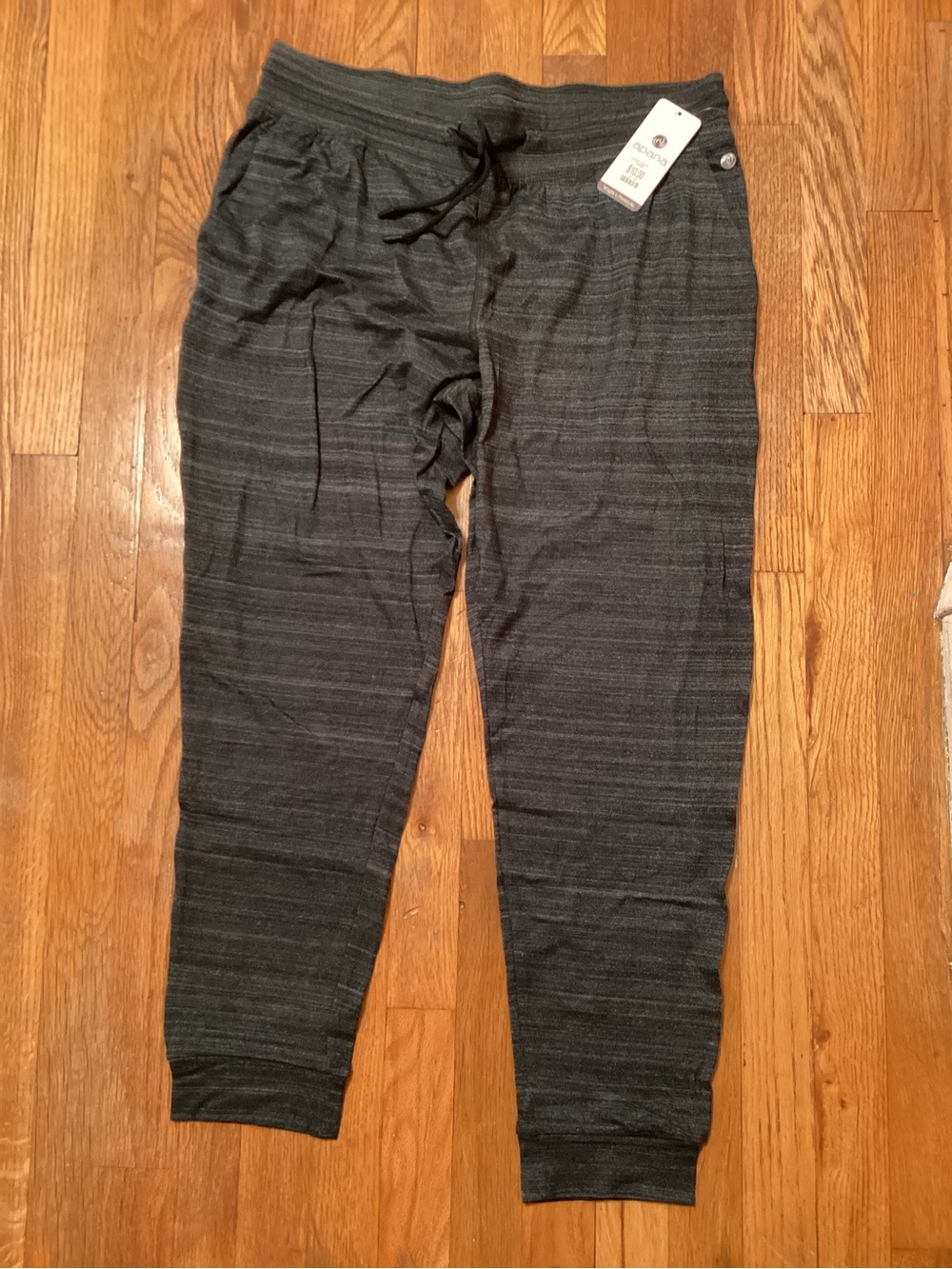 Apana Women's Charcoal Heather Jeggings NWT Size L